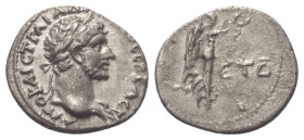 Kappadokien. Kaisareia (Caesarea). Hadrianus (117 - 138 n. Chr.).

 Hemidrachme (Silber). 119 / 120 n. Chr. (Jahr 3).
Vs: Büste mit Lorbeerkranz re...
