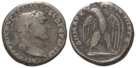 Seleukis und Pierien. Antiochia am Orontes. Traianus (98 - 117 n. Chr.).

 Tetradrachme (Silber). 103 - 111 n. Chr.
Vs: Kopf mit Lorbeerkranz recht...
