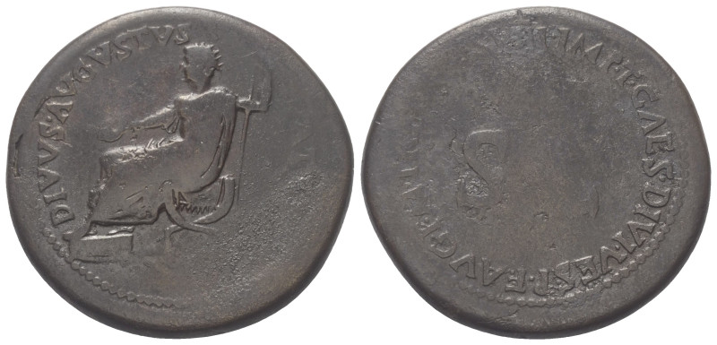 Augustus (31 v. - 14 n. Chr.). Divus Augustus unter Titus.

 Sesterz. 80 - 81 ...