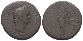 Titus (79 - 81 n. Chr.).

 Sesterz. 80 - 81 n. Chr. Thrakien (?).
Vs: IMP T CAES DIVI VESP F AVG P M TR P P P COS VIII. Kopf mit Lorbeerkranz recht...