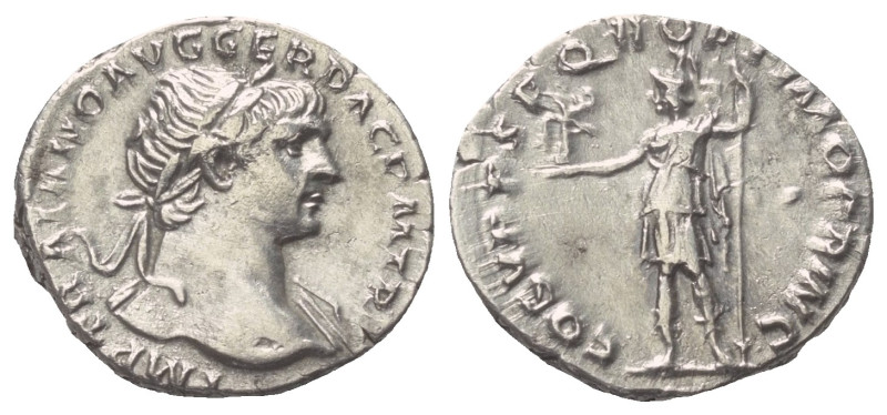 Traianus (98 - 117 n. Chr.).

 Denar (Silber). 110 n. Chr. Rom.
Vs: IMP TRAIA...