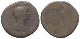 Traianus (98 - 117 n. Chr.).

 Dupondius. 114 - 116 n. Chr. Rom.
Vs: [IMP CAES NER TRAIANO OPT]IMO AVG GER [DAC P M TR P COS VI P P]. Büste mit Str...