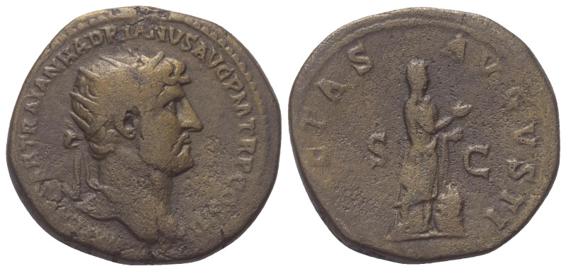 Hadrianus (117 - 138 n. Chr.).

 Dupondius. 119 - 121 n. Chr. Rom.
Vs: IMP CA...