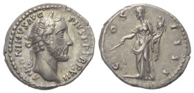 Antoninus Pius (138 - 161 n. Chr.).

 Denar (Silber). 150 - 151 n. Chr. Rom.
Vs: ANTONINVS AVG PIVS P P TR P XII. Kopf mit Lorbeerkranz rechts.
Rs...
