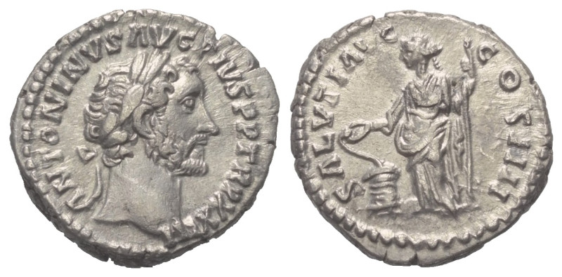 Antoninus Pius (138 - 161 n. Chr.).

 Denar (Silber). 159 - 160 n. Chr. Rom.
...