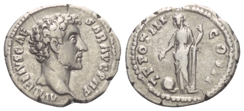 Marcus Aurelius (161 - 180 n. Chr.).

 Denar (Silber). 148 - 149 n. Chr. (als ...