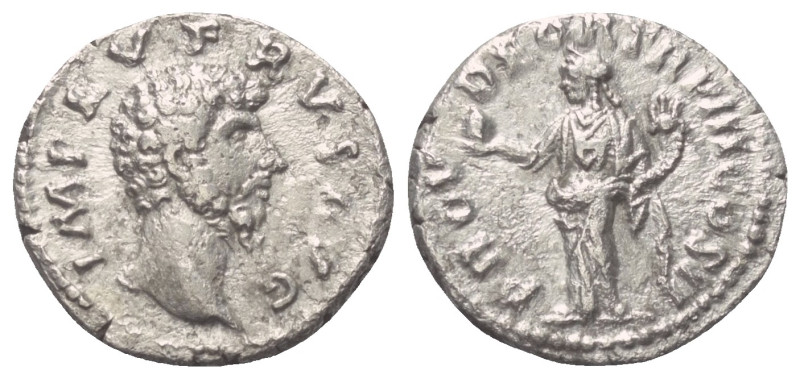 Lucius Verus (161 - 169 n. Chr.).

 Denar (Silber). 163 n. Chr. Rom.
Vs: IMP ...