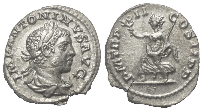 Elagabalus (218 - 222 n. Chr.).

 Denar (Silber). 219 n. Chr. Rom.
Vs: IMP AN...