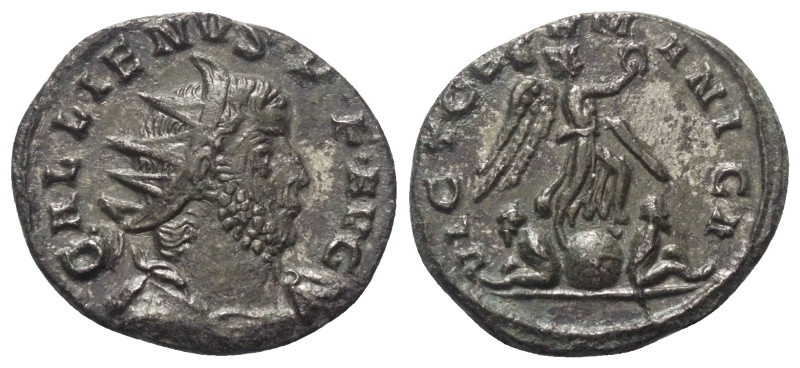 Gallienus (253 - 268 n. Chr.).

 Antoninian (Kupfer). 258 - 259 n. Chr. Coloni...