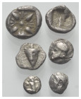 Griechische Münzen - Lots.


Unter anderem: Kyzikos (Mysien) / Neandria (Troas).

Lot (6 Stück, Silber): 5. - 3. Jhdt. v. Chr.

Sehr schön - fa...