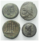 Griechische Münzen - Lots.


Unter anderem: Kyzikos (Mysien).

Lot (4 Stück): Bronze, 5. - 3. Jhdt. v. Chr.

Sehr schön - fast sehr schön.

V...