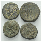 Griechische Münzen - Lots.


Unter anderem: Sardeis (Lydien).

Lot (4 Stück): Bronze, 5. - 3. Jhdt. v. Chr.

Sehr schön - fast sehr schön.

V...