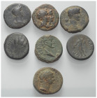 Provinzialrömische Münzen - Lots.


Unter anderem: Ionien / Lydien.

Lot (7 Stück): Bronze; 1. - 3. Jhdt. n. Chr.

Sehr schön.

Verkauft wie ...