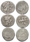 Römische Münzen - Lots. Republik.

 1. Jhdt. v. Chr.
Cn Domitius Ahenobarbus.
Mn. Fonteius.
Marcus Antonius.

Lot (3 Stück, Silber): Denare.
...