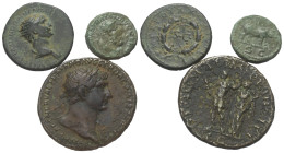 Römische Münzen - Lots. Kaiserzeit.


Lot (3 Stück, Bronze): As, Semis und Quadrans des Traianus (98 - 117 n. Chr.).

Fast sehr schön - sehr schö...
