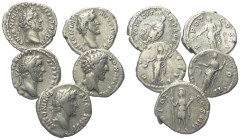 Römische Münzen - Lots. Kaiserzeit.


Lot (5 Stück, Silber): Antoninus Pius Denare (138 - 161 n. Chr.).

Sehr schön.

Verkauft wie besehen, kei...