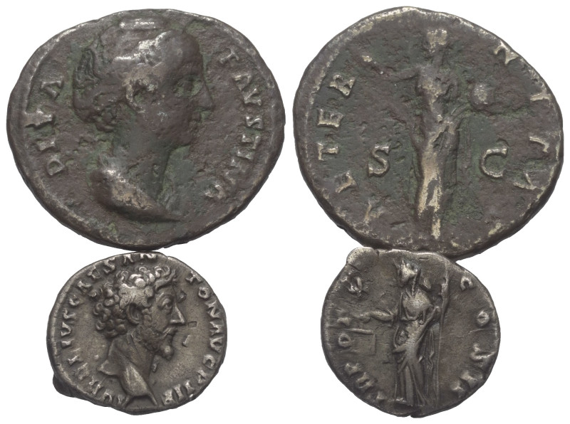 Römische Münzen - Lots. Kaiserzeit.


Lot (2 Stück, Silber (1x)): As der Diva...