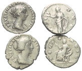 Römische Münzen - Lots. Kaiserzeit.


Lot (2 Stück, Silber): Denare der Faustina II. (gest. 176 n. Chr.).

Sehr schön.

Verkauft wie besehen, k...