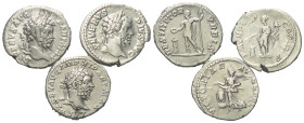 Römische Münzen - Lots. Kaiserzeit.


Lot (3 Stück, Silber): Septimius Severus Denare (193 - 211 n. Chr.).

Fast vorzüglich / sehr schön.

Verk...