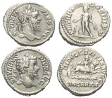 Römische Münzen - Lots. Kaiserzeit.


Lot (2 Stück, Silber): Septimius Severus Denare (193 - 211 n. Chr.).

Fast vorzüglich.

Verkauft wie bese...