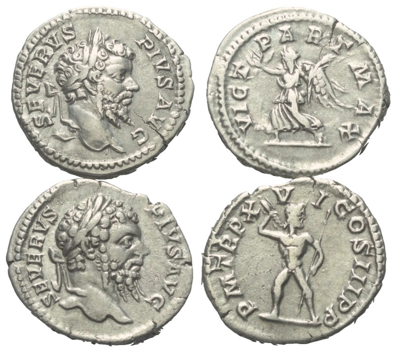 Römische Münzen - Lots. Kaiserzeit.


Lot (2 Stück, Silber): Septimius Severu...