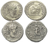 Römische Münzen - Lots. Kaiserzeit.


Lot (2 Stück, Silber): Septimius Severus Denare.

Sehr schön.

Verkauft wie besehen, keine Rückgabe / Sol...