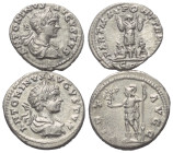 Römische Münzen - Lots. Kaiserzeit.


Lot (2 Stück, Silber): Caracalla Denare (197 - 217 n. Chr.).

Ein Stück mit Schrötlingsriss, sehr schön.
...