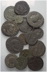 Römische Münzen - Lots. Kaiserzeit.


Lot (15 Stück): Antoniniane, Radiati und Folles von Maximianus I. Herculius (285 - 310 n. Chr.) und Constanti...