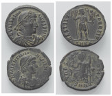 Römische Münzen - Lots. Kaiserzeit.


Lot (2 Stück): Kleinbronzen von Valentinianus I. (364 - 375 n. Chr.) und Valentinianus II. (375 - 392 n. Chr....
