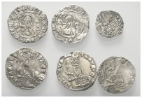 Mittelalter - Lots.

Italien, Venedig.
Giovanni Dolfin (1356 - 1361) und Lorenzo Celsi (1361 - 1365).
Dazu wohl Michele Steno (1400 - 1413), antik...