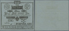 Austria: 500 Gulden 1784 P. A20b FORMULAR, with only one horizontal and vertical fold, condition: VF+.