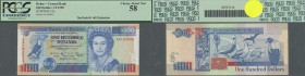 Belize: 100 Dollars 1990 P. 57a in condition: PCGS graded 58 Choice about New 58.