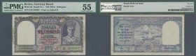Burma: 10 Rupees ND(1947) P. 32, condition: PMG graded 55 aUNC.