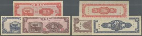 China: set of 3 banknotes containing 1, 5 and 10 Yuan P. 375, 376, 377, all in condition: UNC. (3 pcs)