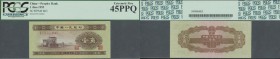 China: 1 Jiao 1963 P. 863, condition: PCGS graded 45PPQ XF.
