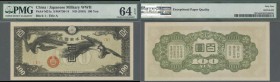 China: Japanese Military WWII, 100 Yen ND(1945) P. M21a in condition: PMG graded 64 Choice UNC EPQ.