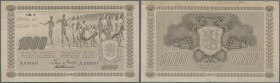 Finland: 1000 Markkaa ND(1931-45) P. 67a, light center fold, staining at upper border on back, no holes or tears, strong crisp paper and original colo...