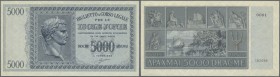 Greece: 5000 Drachmai ND(1941) P. M18a in condition: UNC.