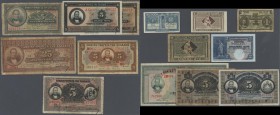 Greece: larger lot of 14 banknotes containing the following Pick numbers: 34, 54, 64, 70, 71, 73, 87, 98, 303, 304, 307, 310, mostly in used to strong...