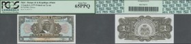 Haiti: 1 Gourde L.1979, printed on Tyvek, P.230Aa in perfect UNC, PCGS graded 65 Gem New PPQ