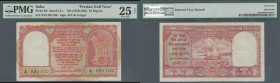 India: 10 Rupees Gulf Note ND(1950s-60s) P. R3, condition: PMG graded 25 VF NET.