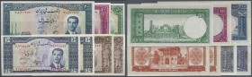Iran: set of 7 notes containing 2x 10, 2x 20, 50, 100 and 200 Rials 1951/53 P. 54-60, mostly UNC, 3 of them in XF+ to aUNC, nice set. (7 pcs)