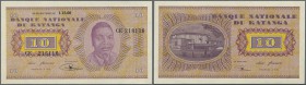 Katanga: 10 Francs 1960 P. 5 in condition: aUNC.