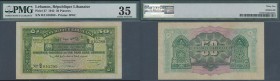 Lebanon: 50 Piastres 1942 P. 37 in condition: PMG graded 35 Choice VF.