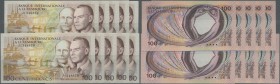 Luxembourg: set of 10 CONSECUTIVE notes of 100 Francs 1981 P. 14a, all in condition: UNC. (10 pcs consecutive)