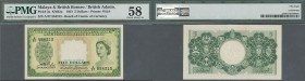 Malaya & British Borneo: 5 Dollars 1953 P. 2a in condition: PMG graded 58 Choice aUNC.