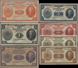 Netherlands Indies: Set with 7 Banknotes Series 1943 comprising 50 Cent, 1, 2 1/2, 5, 10, 25 and 50 Gulden, all in about F to VF condition (7 pcs.)