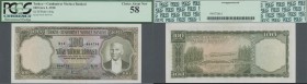 Turkey: 100 Lira L.1930 (1951-61), P.169a, excellent condition with a few minor spots at upper margin on front and back, PCGS graded 58 Choice About N...