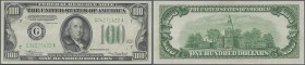 United States of America: 100 Dollars 1934 P. 433 with only light handling in paper in condition: XF+ to aUNC.
