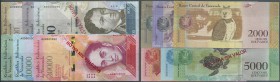 Venezuela: Specimen set with 6 notes 500, 1000, 2000, 5000, 10.000 and 20.000 Bolivares Specimen 2016, P.new in UNC condition (6 pcs.)